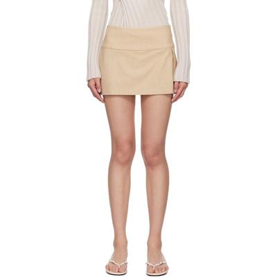 Paloma Wool 女士 迷你裙 米色 Evident 裙裤