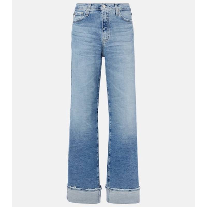 AG Jeans 女士 牛仔长裤 Kora 高腰阔腿牛仔裤