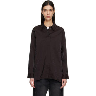 Studio Nicholson 女士 衬衫 酒红色 Pinole