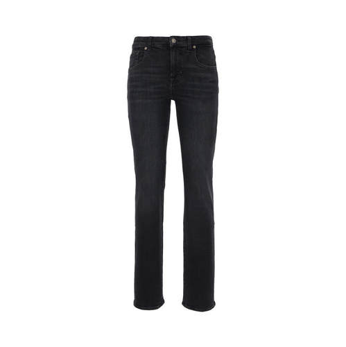 7 For All Mankind 赛文·弗奥曼德 女士 牛仔长裤 黑色牛仔裤