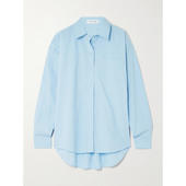 Frankie 不对称棉质府绸衬衫 Shop 衬衫 The 宽松款 女士 Ornella