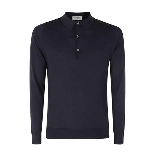 John Smedley 男士 SS26 POLO衫 Bradweel 长袖 Polo 衫