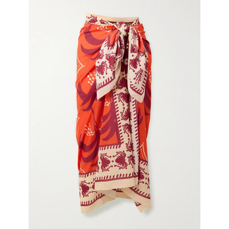 Johanna Ortiz 女士 26春新品 罩衫 Dance Of pareo 印花棉质罩衫