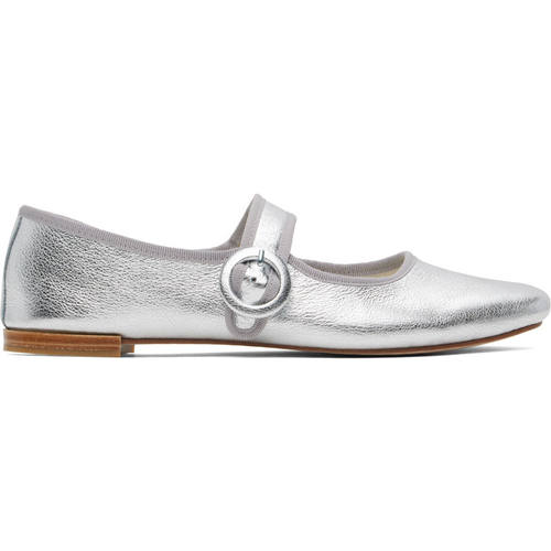 Repetto 丽派朵 女士 芭蕾鞋 银色 Georgia Square-Toe 玛丽珍鞋