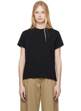 Studio Nicholson 女士 T恤 黑色 Marine