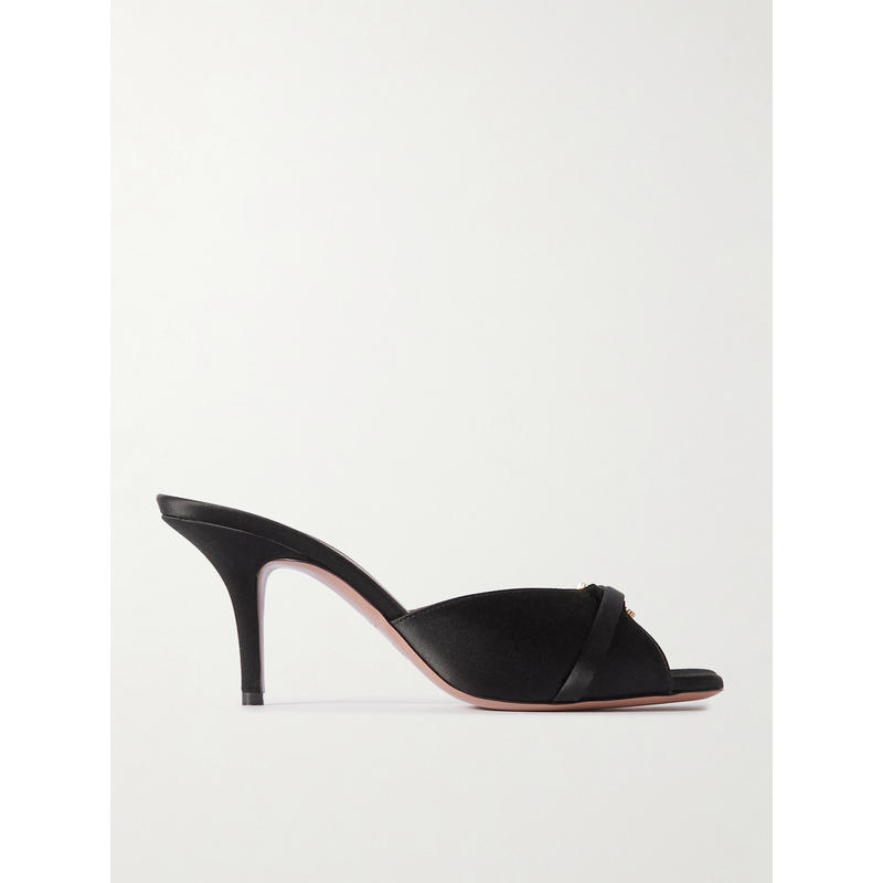 Malone Souliers 女士凉鞋 Patricia 70 水晶装饰绸缎凉鞋