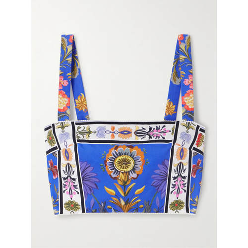 Borgo De Nor 女士 上衣 Didi 短款印花棉质府绸上衣