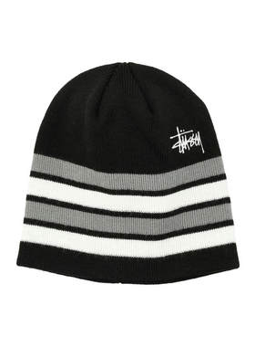 STUSSY 斯图西 男士 毛线帽 Stüssy Skullcap 基础款条纹小便帽