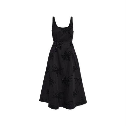 Munthe 女士 SS26 中长连衣裙 Ronia 带缀饰