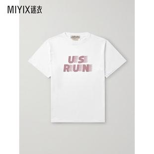 Remi Relief 男款US 跑步印花棉针织T恤 迷衣时尚