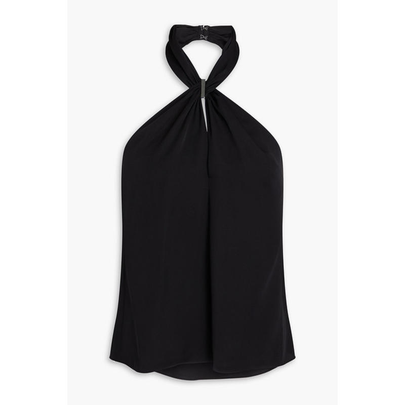 Theory 女士 背心 精饰真丝缎挂脖上衣