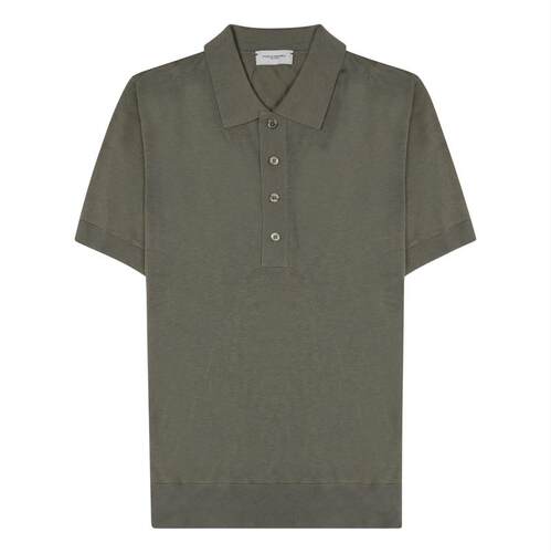 PAOLO PECORA MILANO 男士 SS26 POLO衫 (SETA MISTO COTONE)