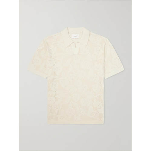 NN.07 男士 FW26 POLO衫 Ryan 60019 花朵针织棉质