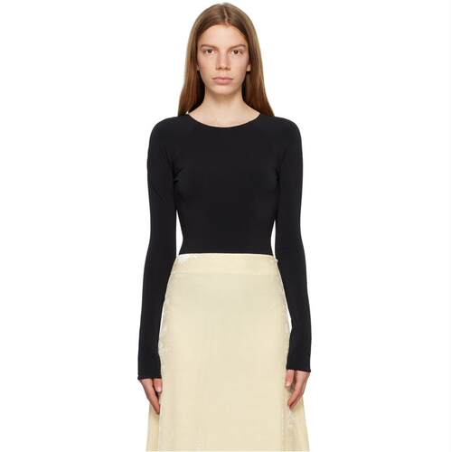 Jil Sander 吉尔·桑达 女士 SS23 连体衣 黑色露背