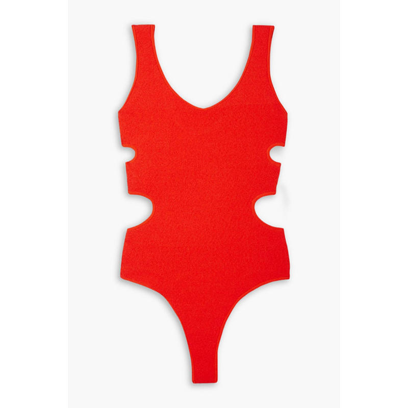 Proenza Schouler 女士 连体衣 thong 剪口流苏弹性针织连体衣