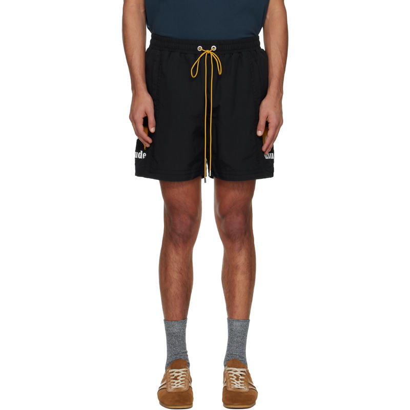 Rhude 男士 短裤 黑色 Moonlight 短裤