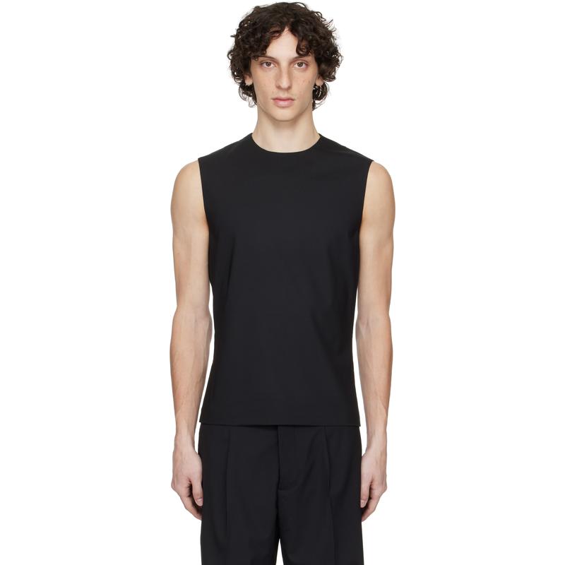 032C 男士 背心 黑色 Office Attire Cropped Suit 背心