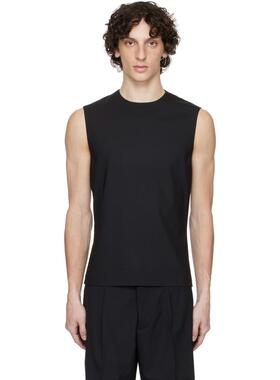 032C 男士 背心 黑色 Office Attire Cropped Suit 背心