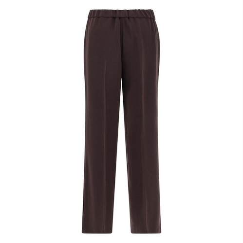 Alberto Biani 女士 FW26 长裤 棕色裤子