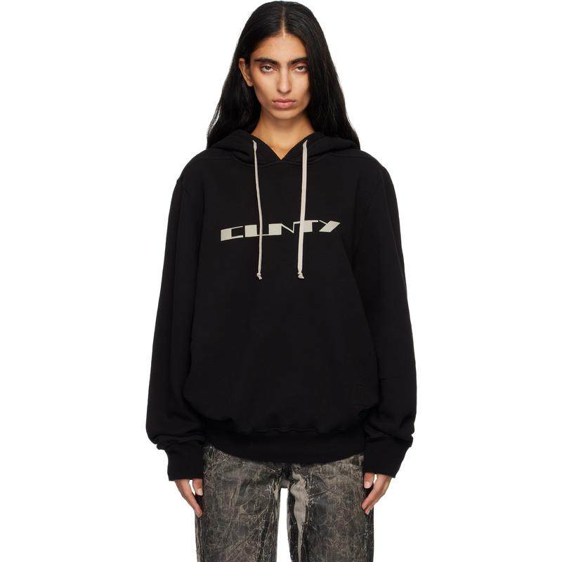 DRKSHDW 女士 卫衣 黑色 Concordians Oversized 连帽衫