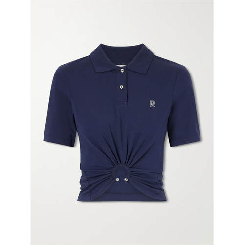 Rabanne 女士 FW26 T恤 棉质蓝色