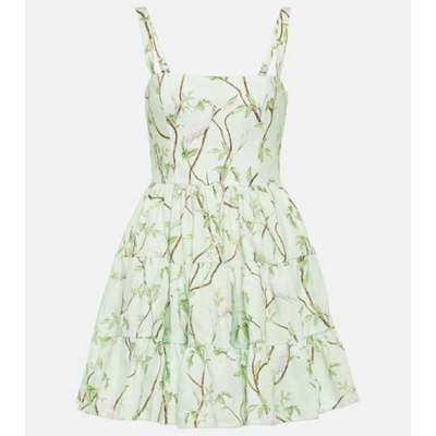 AGUA by Agua Bendita 女士 短款连衣裙 Lima 印花亚麻迷你连衣裙