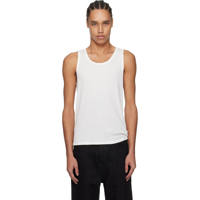 The Row 男士 背心 白色 Solstice 背心