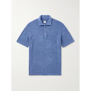 衬衫 FW25 Mondial 修身 Fedeli 棉质厚绒布Polo衫 男士