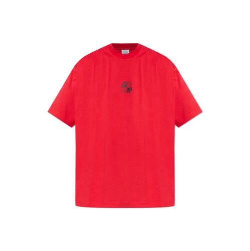 Vetements 维特萌 男士 SS26 T恤 Vetements 图案 Logo 圆领 T 恤