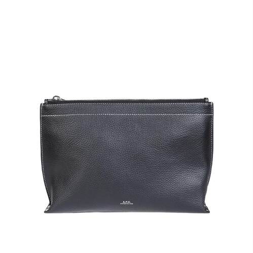 A.P.C. 女士 FW26 手提包 NEIGE CLOU VANITY 皮革黑色包
