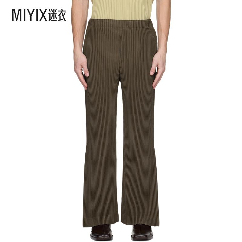 Homme Plissé Issey Miyake三宅一生 男款棕色 Pleats Bottoms 3