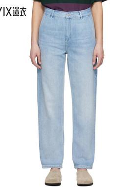 Carhartt WIP卡哈特 女款蓝色 Pierce Straight 牛仔裤 迷衣时尚
