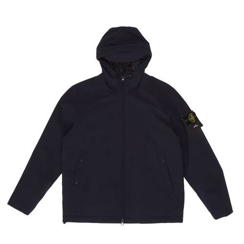 Stone Island 石头岛 男士 FW26 夹克 深蓝弹力聚酯