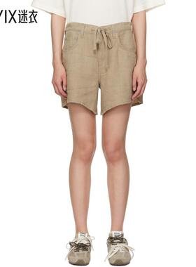 Citizens of Humanity 女款卡其色 Brynn Drawstring 短裤 迷衣时
