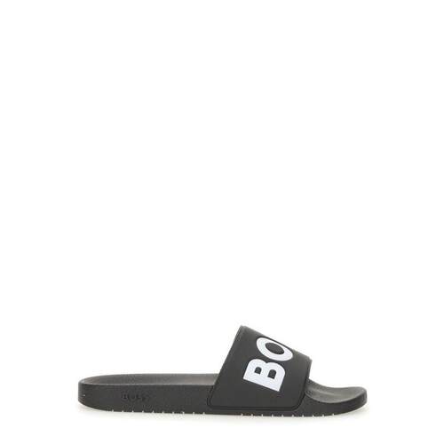 Hugo Boss 男士 SS25 凉鞋 Boss Aryeh 露趾一腳蹬拖鞋