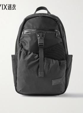 Master-Piece 男款Scramble Oxford, 皮革饰边尼龙斜纹布贝壳形状