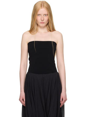 TOTEME 女士 背心 黑色 Compact Knit 抹胸上装