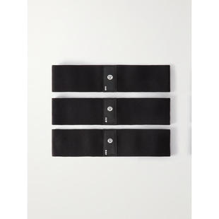 运动装 bands 印花弹性针织防护 lululemon 三件套 女士