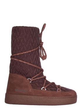 Moon Boot 女士 SS26 靴子 X Guest In Residence Ltrack 針織靴