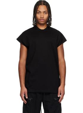 julius 男士 T恤 黑色 Europa Graphic Sleeveless T 恤