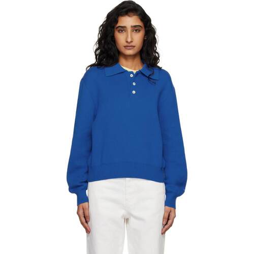 Dunst 女士 POLO衫 蓝色 Cashmere Collared Sweater Polo 衫