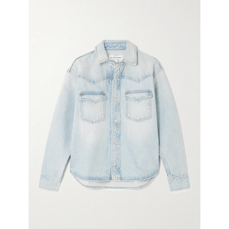 SLVRLAKE 女士 春夏新品 衬衫 Cassidy 牛仔布衬衫