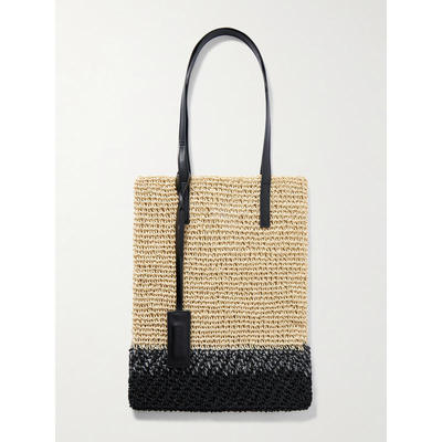 Eugenia Kim 女士 托特包 Chelsea 皮革饰边针织手提包