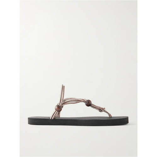 Loeffler Randall 洛菲勒.兰德尔 女士 凉鞋 Mika 串珠精饰灯芯绒
