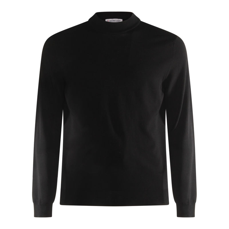 Zanone 男士 秋冬新品 毛衣 黑色针织衫