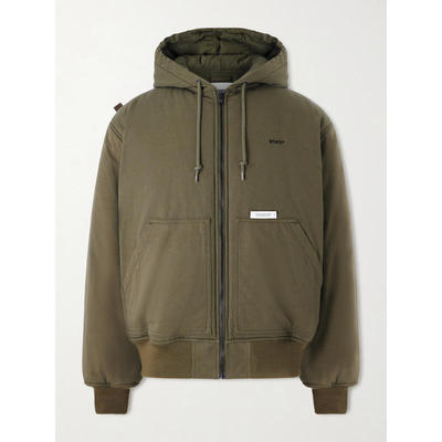 WTAPS 男士 SS26 夹克 带里衬棉质帆布拉链连帽