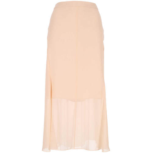 Mugler 穆勒 女士 SS26 中长裙 MUGLER Powder 粉色半身裙