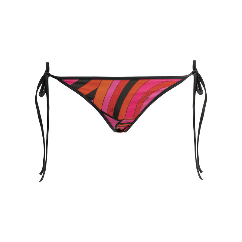 PUCCI 璞琪 女士 SS26 比基尼 MARMO ELASTANE 红色锦纶泳裤