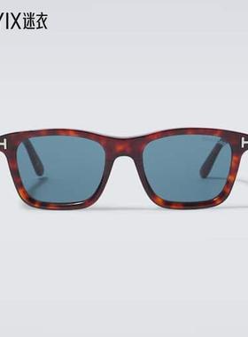 Tom Ford汤姆 福特 男款Barron 徽标方框太阳眼镜 迷衣时尚