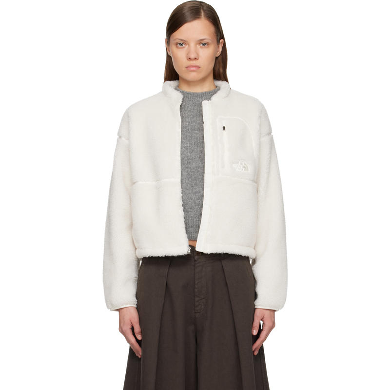 The North Face 女士 夹克 灰白色 Extreme Pile 2 Full-Zip 夹克